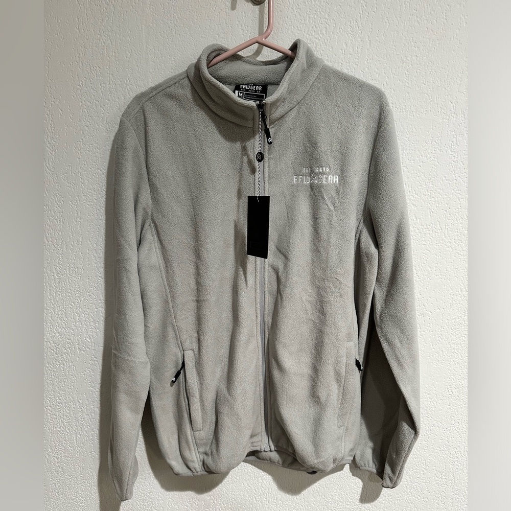 RawGear Fleece full zip jacket NWT